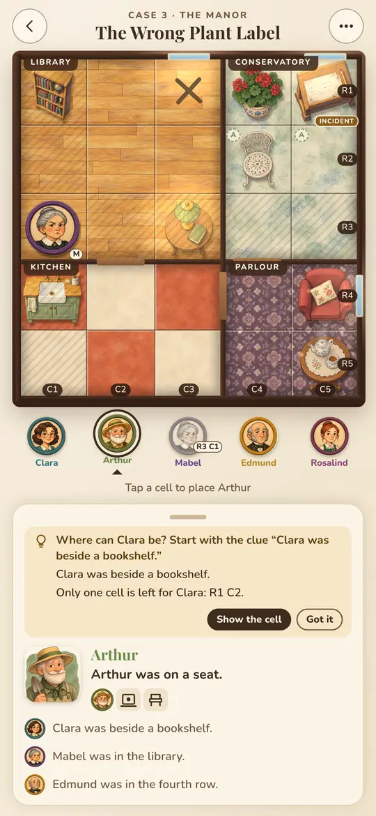 A hint in a manor case