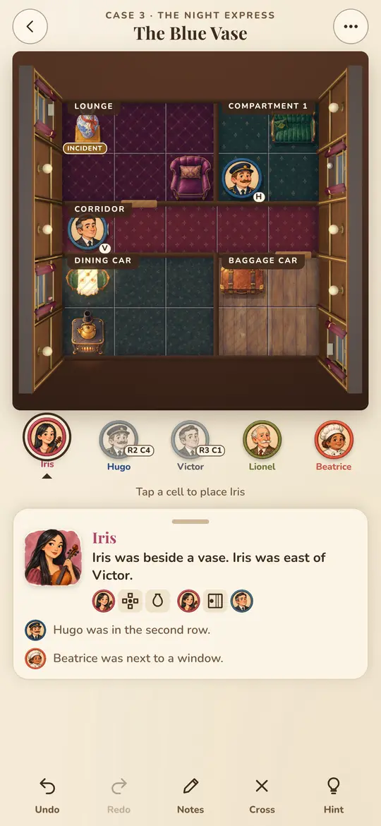 A case on the night train
