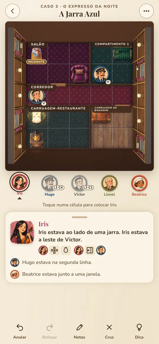 Um caso no comboio noturno